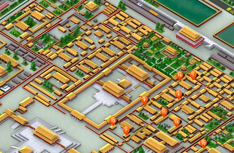 El mapa 3D de China